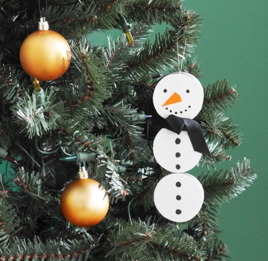 La boule de Noël Bonhomme de neige