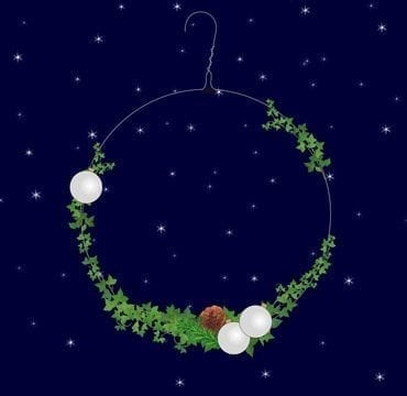 Couronne de Noël naturelle