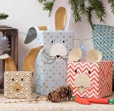 Papiers cadeaux rigolos