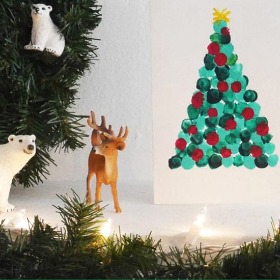 Carte de vœux DIY de Noël