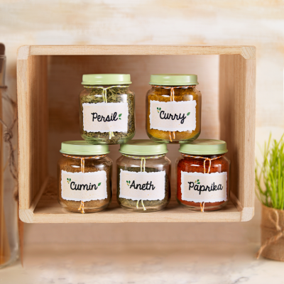 DIY les pot a epices resultat