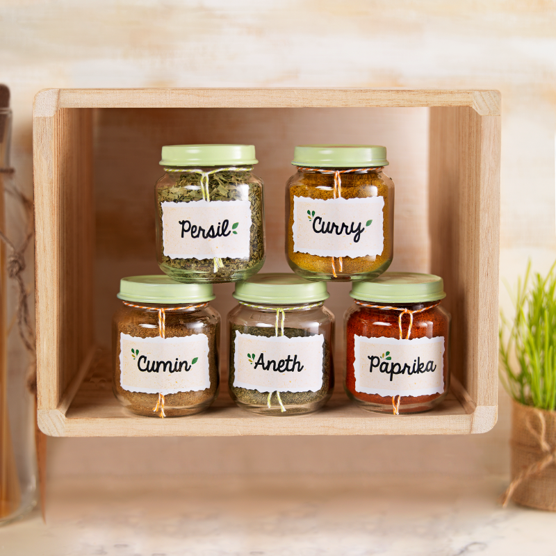 DIY les pot a epices resultat