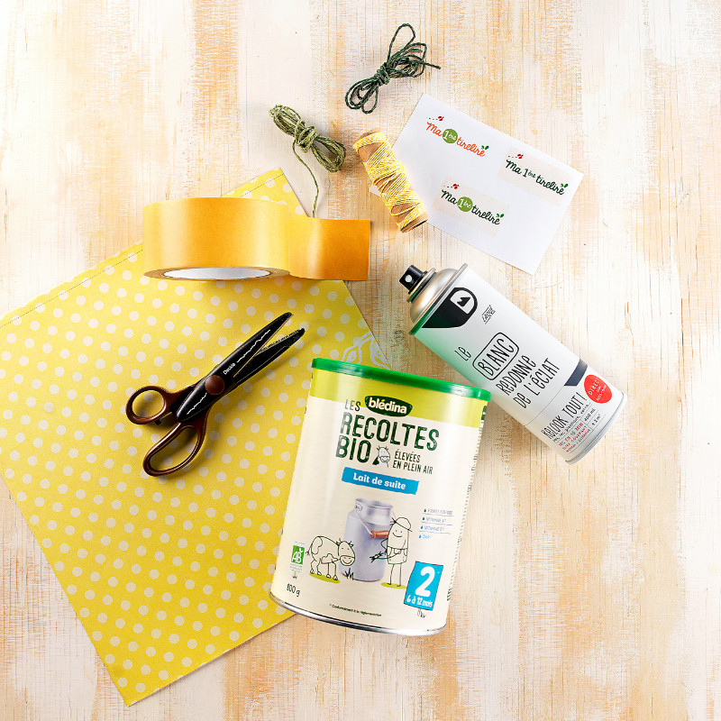 DIY ma premiere tirelire materiaux