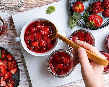 La fraise dans l'alimentation de bébé